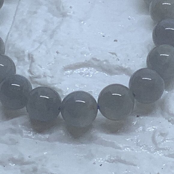 10mm Birthstone Round Beaded Balance Bracelet Stretch Bangle Unisex - Picture 5 of 6